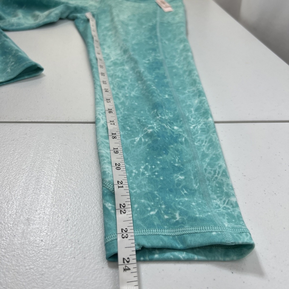 NWT Victoria's Secret On Point Flow Athleisure Fitness Leggings Teal Size 14 - Picture 16 of 16